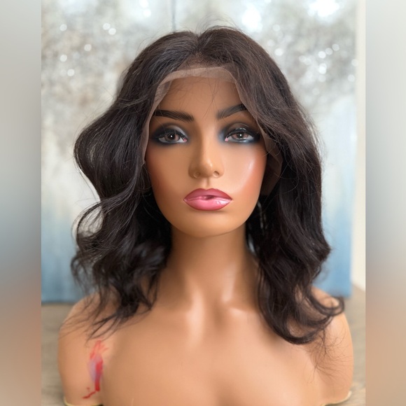 Luxurious HUMAN HAIR 13x6 lace, frontal body, Wave Wig virgin Remi Indian hair - Picture 8 of 10